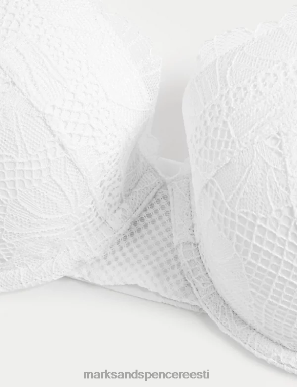 Riietus ee Marks & Spencer unisex marseille pitsiga traadiga rõdurinnahoidja valge NZTRN4831