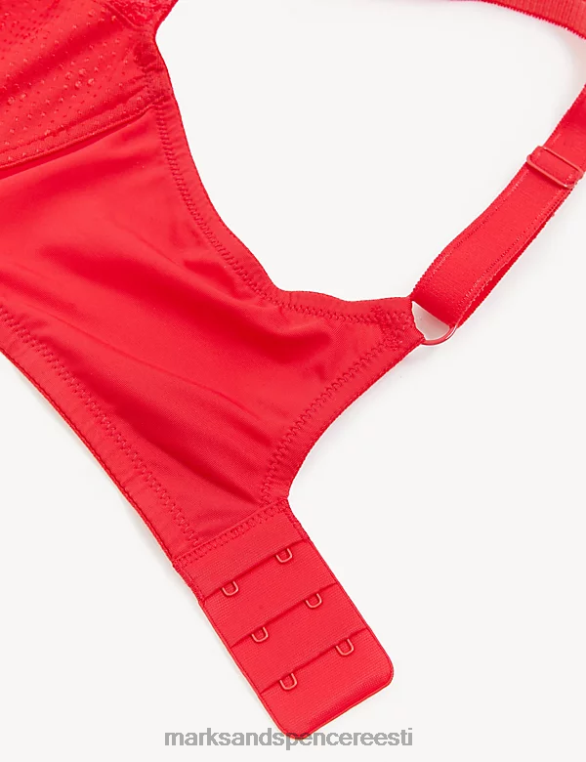 Riietus ee Marks & Spencer unisex metsiku õitsenguga juhtmega täistops rinnahoidja helepunane NZTRN111