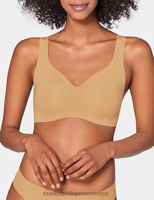 Riietus ee Marks & Spencer unisex null-tunne juhtmeta bralette konjak NZTRN4270