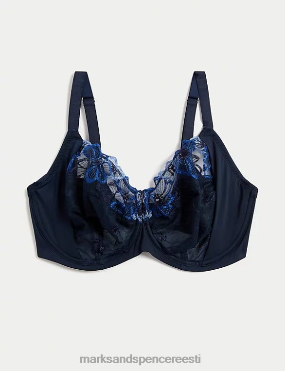Riietus ee Marks & Spencer unisex omaks juhtmega täiendavat tugirinnahoidjat merevägi NZTRN4307