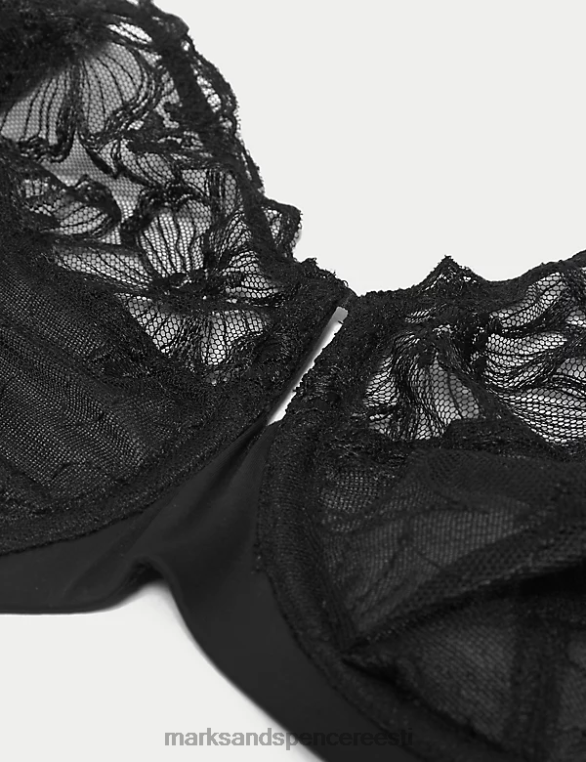 Riietus ee Marks & Spencer unisex omaks juhtmega täiendavat tugirinnahoidjat must NZTRN4306