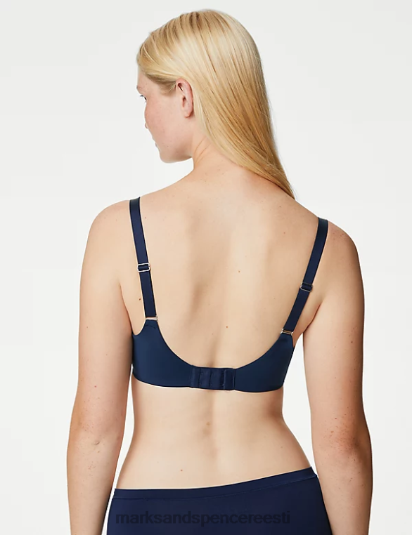 Riietus ee Marks & Spencer unisex omaks tikitud traadiga täistops rinnahoidja mereväe segu NZTRN4670