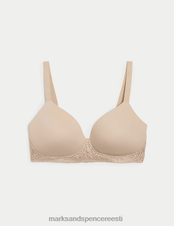 Riietus ee Marks & Spencer unisex pehme korpusega juhtmeta täiskupp rinnahoidja roosa kvarts NZTRN4169