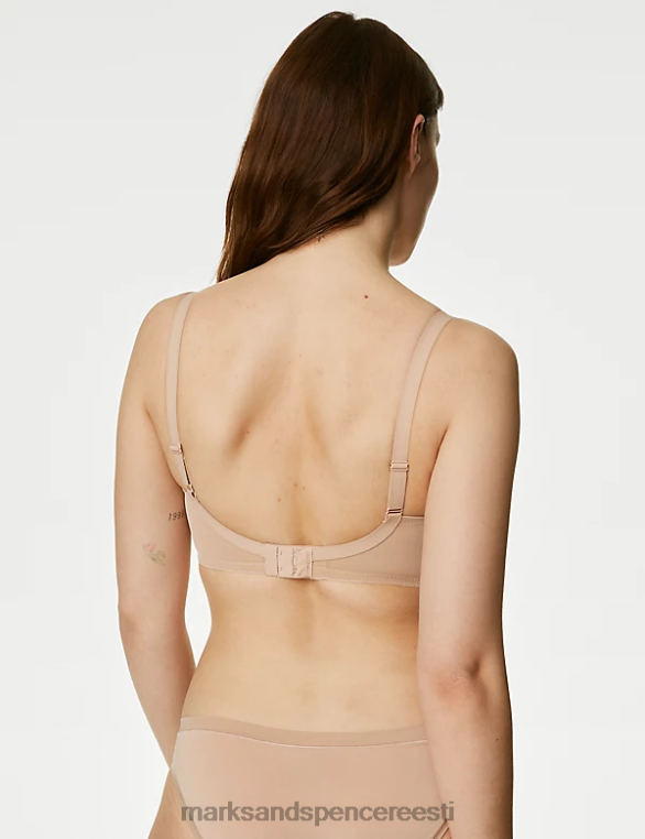Riietus ee Marks & Spencer unisex pitsist polsterdamata bralette roosa kvarts NZTRN4124