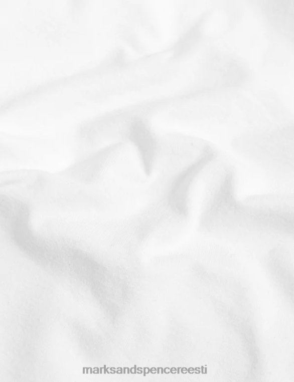 Riietus ee Marks & Spencer unisex puuvillase rikkaliku rinnahoidja vestiga polsterdatud tassid valge NZTRN3812