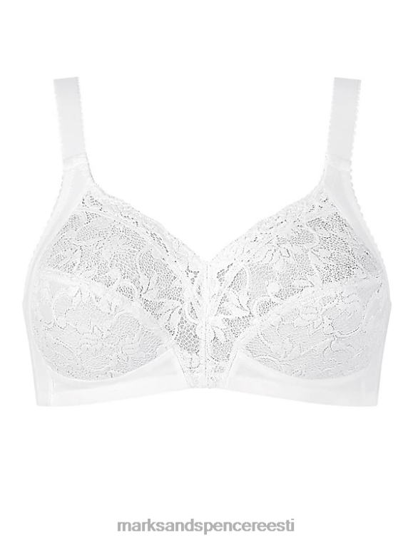Riietus ee Marks & Spencer unisex õrn doreeni juhtmeta täistops rinnahoidja valge NZTRN3303