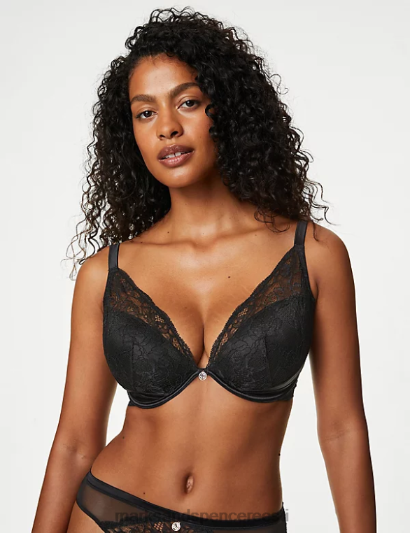 Riietus ee Marks & Spencer unisex siidist beau juhtmega sukeldumisrinnahoidja must NZTRN4318