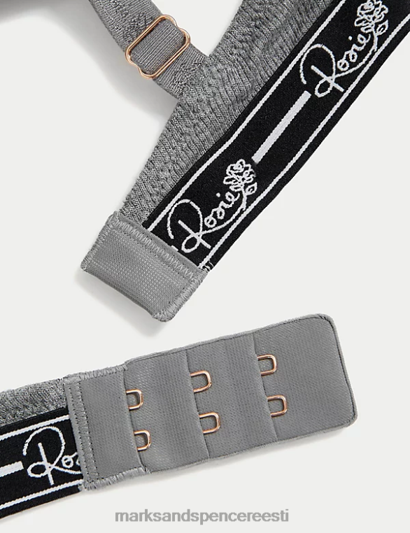Riietus ee Marks & Spencer unisex sooniku ja pitsiga traadiga täistops rinnahoidja hall mergel NZTRN3760