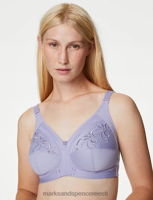 Riietus ee Marks & Spencer unisex täielik tugi tikitud täistops rinnahoidja lavendel NZTRN4292