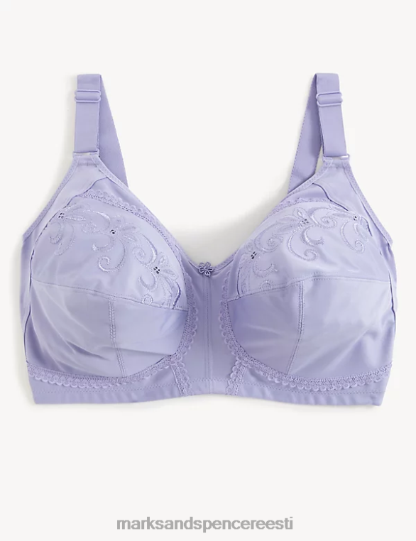 Riietus ee Marks & Spencer unisex täielik tugi tikitud täistops rinnahoidja lavendel NZTRN4353