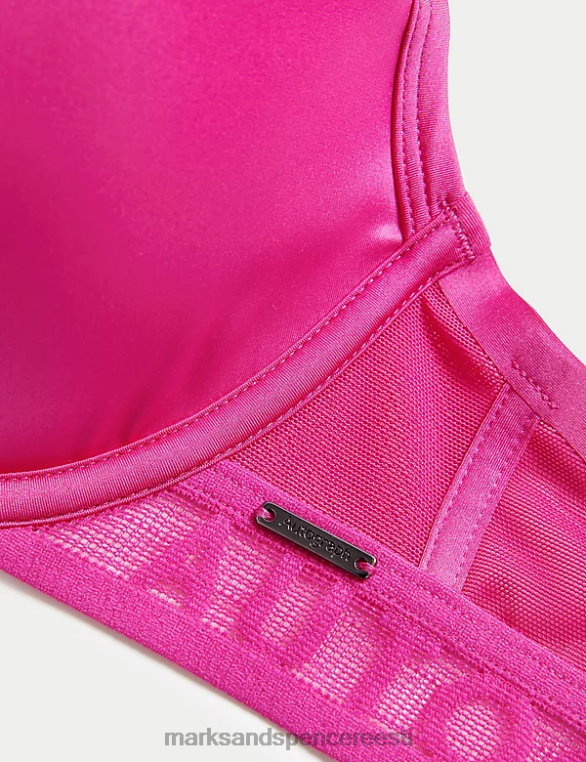 Riietus ee Marks & Spencer unisex tivoli võrgust juhtmega sukeldumisrinnahoidja fuksia NZTRN4778