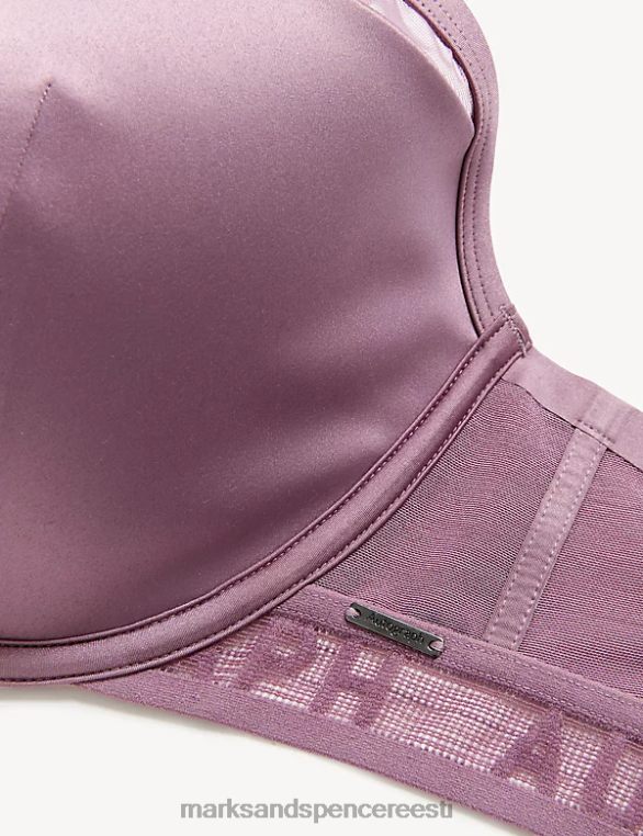 Riietus ee Marks & Spencer unisex tivoli võrgust juhtmega sukeldumisrinnahoidja tolmune lillakas NZTRN4620