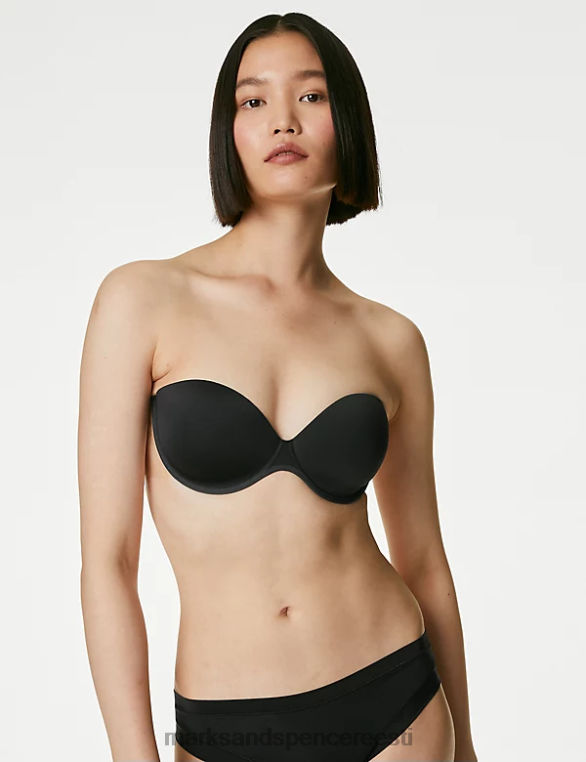 Riietus ee Marks & Spencer unisex traadiga pulk paelteta tiibadega rinnahoidjal must NZTRN3725