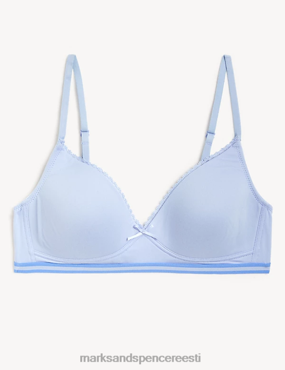 Riietus ee Marks & Spencer unisex uhkelt pehme full cup esimene rinnahoidja helesinine segu NZTRN4095
