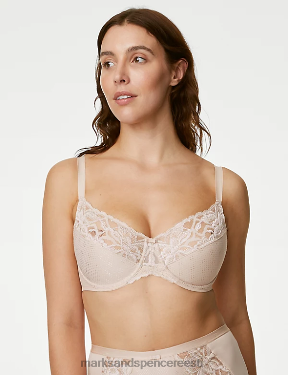 Riietus ee Marks & Spencer unisex wild blooms minimiser full cup rinnahoidja opaal NZTRN4029