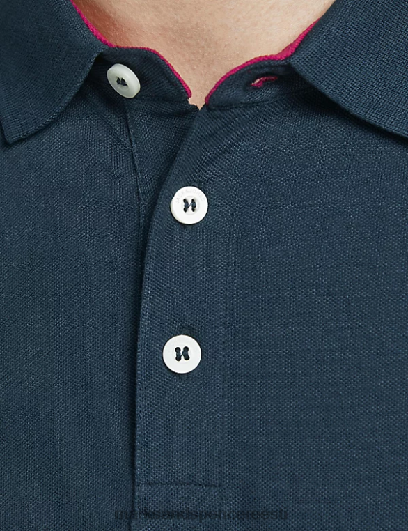 Riietus ee Marks & Spencer unisex puhtast puuvillast polosärk mereväe segu NZTRN5275