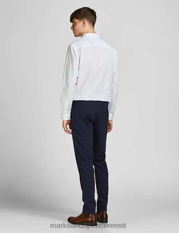 Riietus ee Marks & Spencer unisex slim fit puhtast puuvillast oxfordi särk valge NZTRN5709