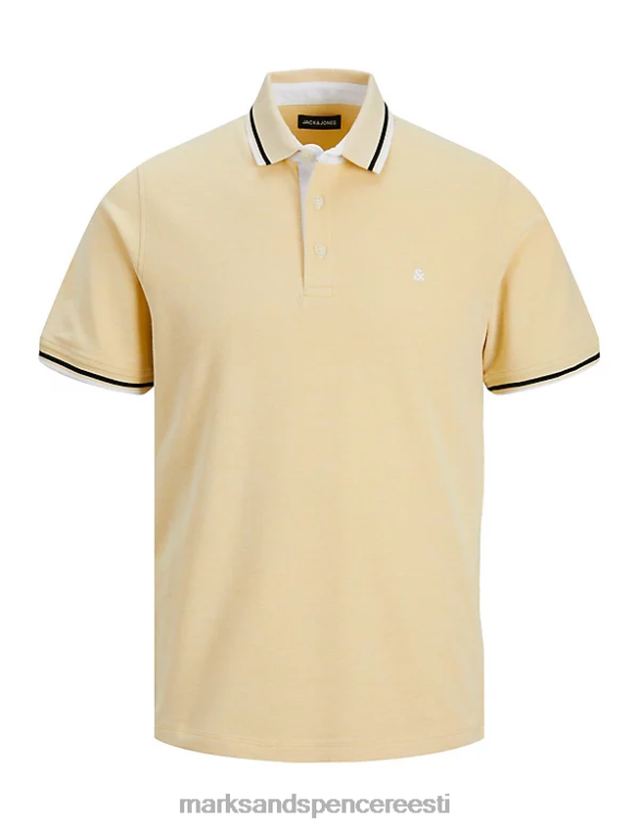 Riietus ee Marks & Spencer unisex slim fit puhtast puuvillast polosärk kollane NZTRN5233