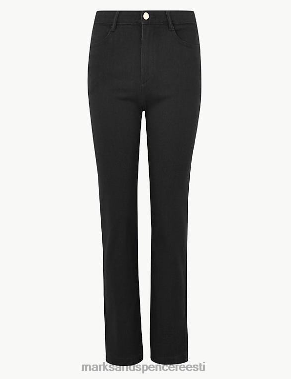 Riietus ee Marks & Spencer unisex roma sirge säärega teksad must NZTRN3273