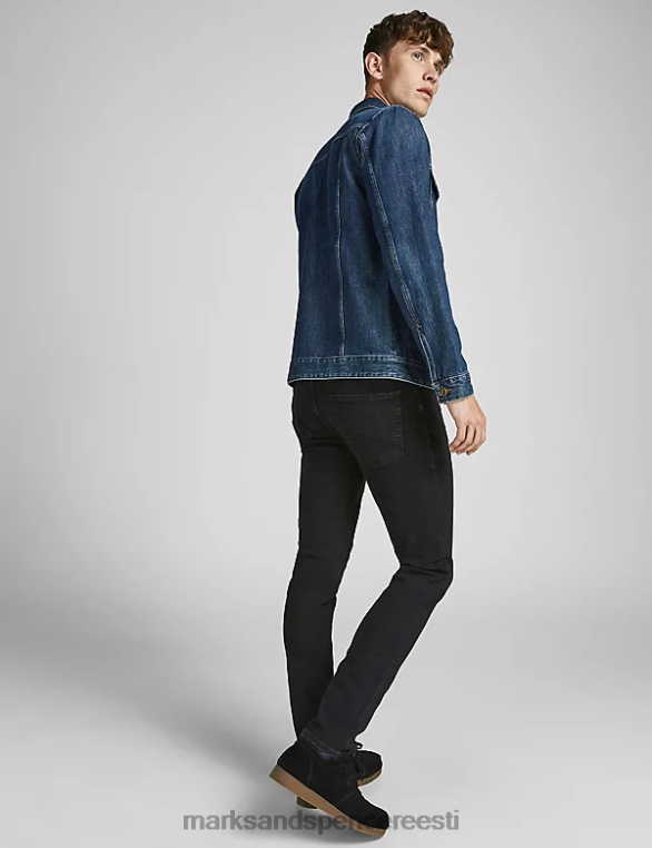 Riietus ee Marks & Spencer unisex slim fit 5 taskuga teksad must denim NZTRN7137