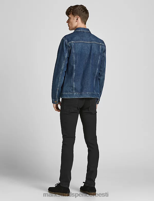 Riietus ee Marks & Spencer unisex slim fit 5 taskuga teksad must denim NZTRN7137