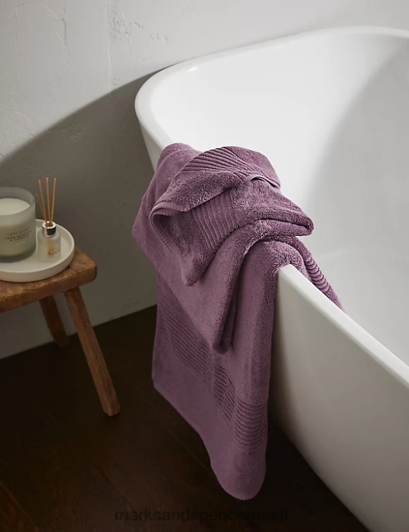 tarvikud ee Marks & Spencer unisex egiptuse puuvillast luksuslik rätik ametüst NZTRN3632