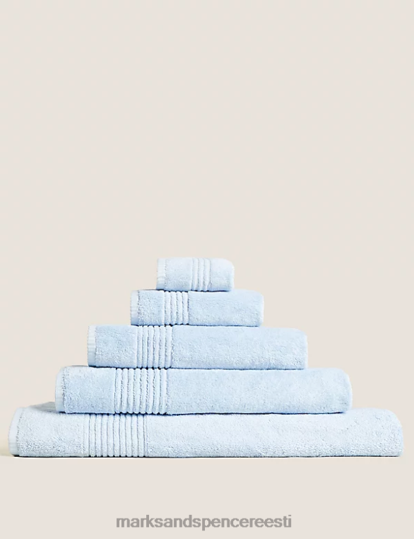 tarvikud ee Marks & Spencer unisex egiptuse puuvillast luksuslik rätik chambray NZTRN3639