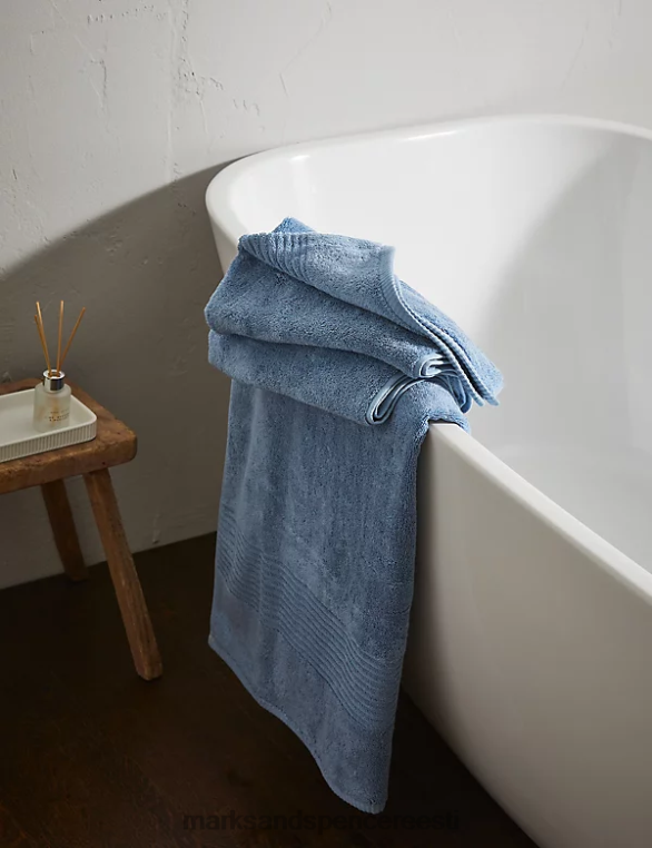 tarvikud ee Marks & Spencer unisex egiptuse puuvillast luksuslik rätik denim NZTRN3630