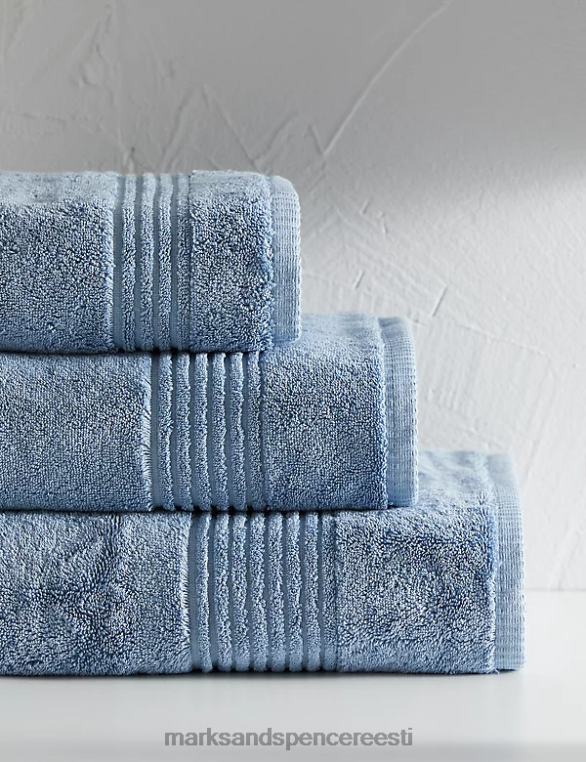 tarvikud ee Marks & Spencer unisex egiptuse puuvillast luksuslik rätik denim NZTRN3630