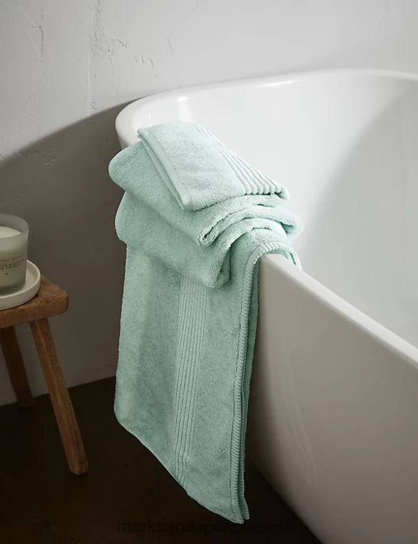 tarvikud ee Marks & Spencer unisex egiptuse puuvillast luksuslik rätik hele pardimuna NZTRN3652