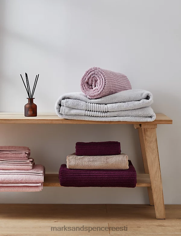 tarvikud ee Marks & Spencer unisex egiptuse puuvillast luksuslik rätik pehme roosa NZTRN3629