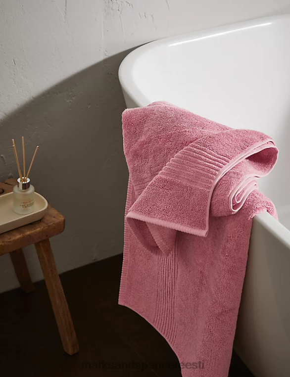 tarvikud ee Marks & Spencer unisex egiptuse puuvillast luksuslik rätik roos NZTRN3645