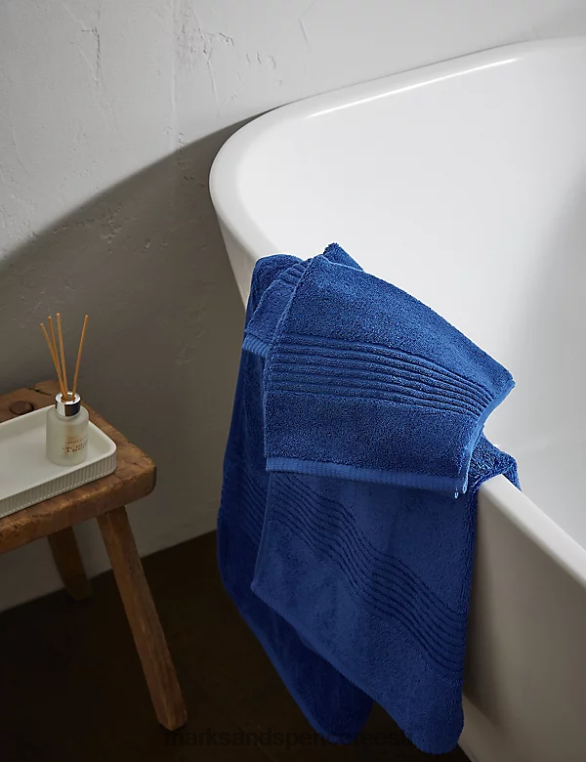 tarvikud ee Marks & Spencer unisex egiptuse puuvillast luksuslik rätik safiir NZTRN3654