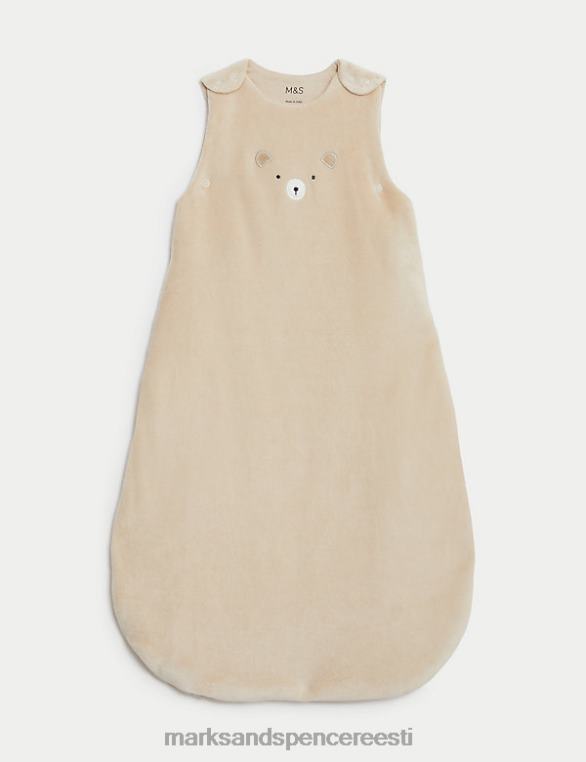 tarvikud ee Marks & Spencer unisex puuvillane veluur 2,5 tog magamiskott kaerahelbe segu NZTRN7352