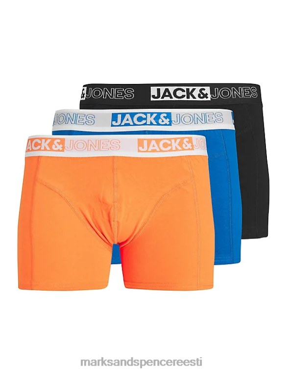 tarvikud ee Marks & Spencer unisex 3pk puuvillarikkad kohvrid apelsini segu NZTRN7546