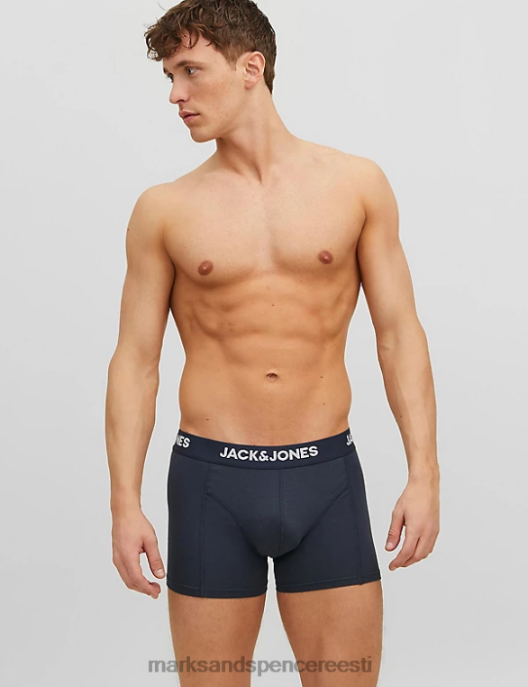 tarvikud ee Marks & Spencer unisex 3pk puuvillarikkad kohvrid must segu NZTRN6223