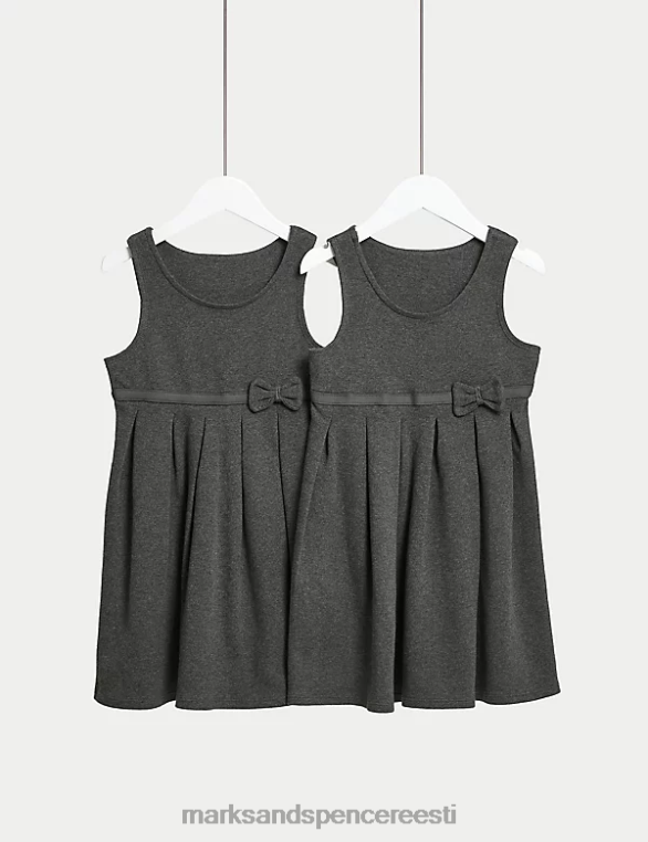 koolivorm ee Marks & Spencer lapsed 2pk jersey vibu kooli pinafores hall NZTRN9067