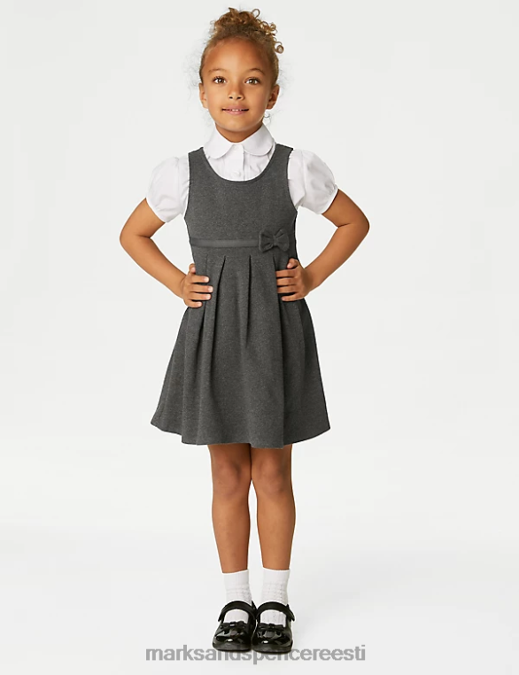 koolivorm ee Marks & Spencer lapsed 2pk jersey vibu kooli pinafores hall NZTRN9067