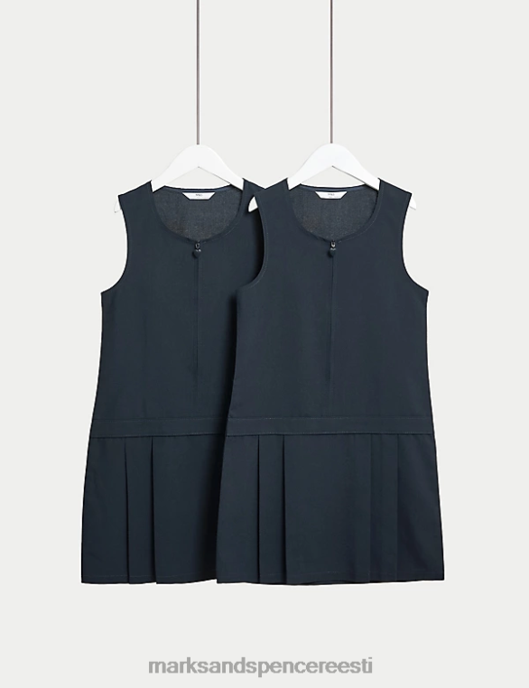 koolivorm ee Marks & Spencer lapsed 2pk kortsumiskindlad kooli pinafores merevägi NZTRN8932