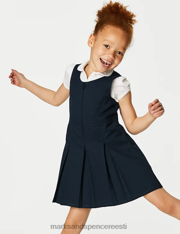 koolivorm ee Marks & Spencer lapsed püsivoldid kooli pinafore merevägi NZTRN9062