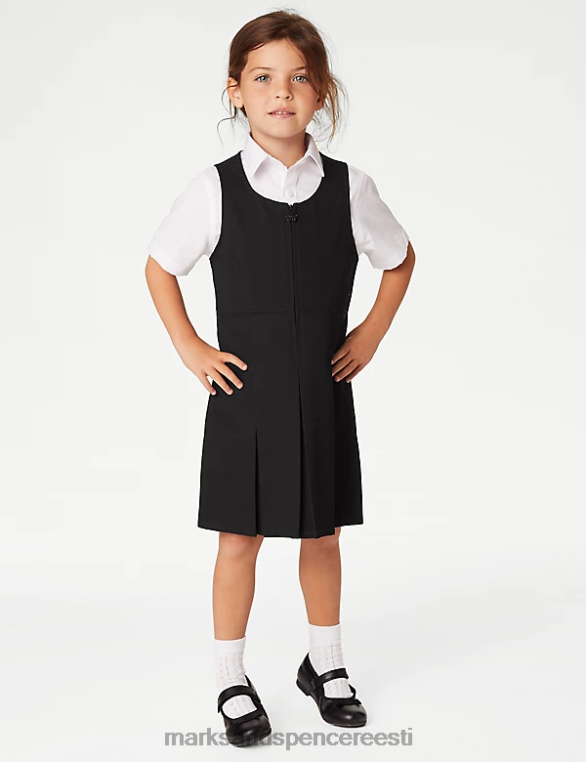 koolivorm ee Marks & Spencer lapsed püsivoldid kooli pinafore must NZTRN9064