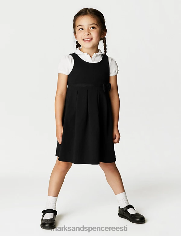 koolivorm ee Marks & Spencer lapsed trikoo vibu kooli pinafore must NZTRN9222