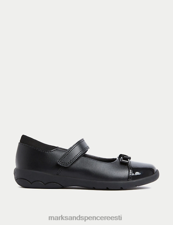 koolivorm ee Marks & Spencer lapsed nahast freshfeet vibu koolijalatsid must NZTRN8817