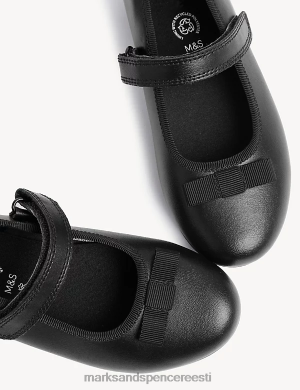 koolivorm ee Marks & Spencer lapsed nahast freshfeet vibu koolijalatsid must NZTRN9455