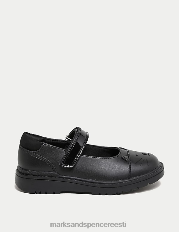 koolivorm ee Marks & Spencer lapsed nahast mary jane kassi koolijalatsid must NZTRN9126
