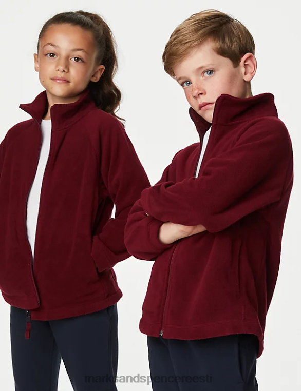 koolivorm ee Marks & Spencer lapsed tõmblukuga fliis Burgundia NZTRN8953