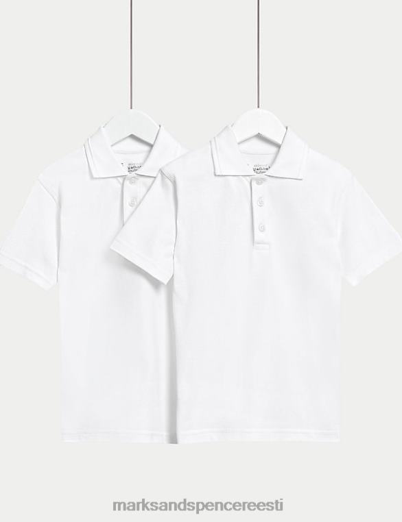 koolivorm ee Marks & Spencer lapsed 2 paki nahaga kooli polo särki valge NZTRN8555