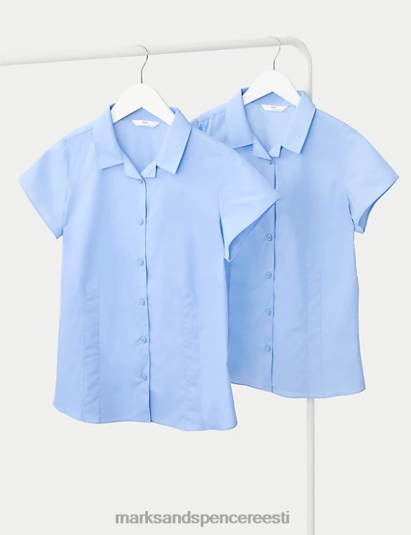 koolivorm ee Marks & Spencer lapsed 2pk easy iron revere koolisärgid sinine NZTRN9780