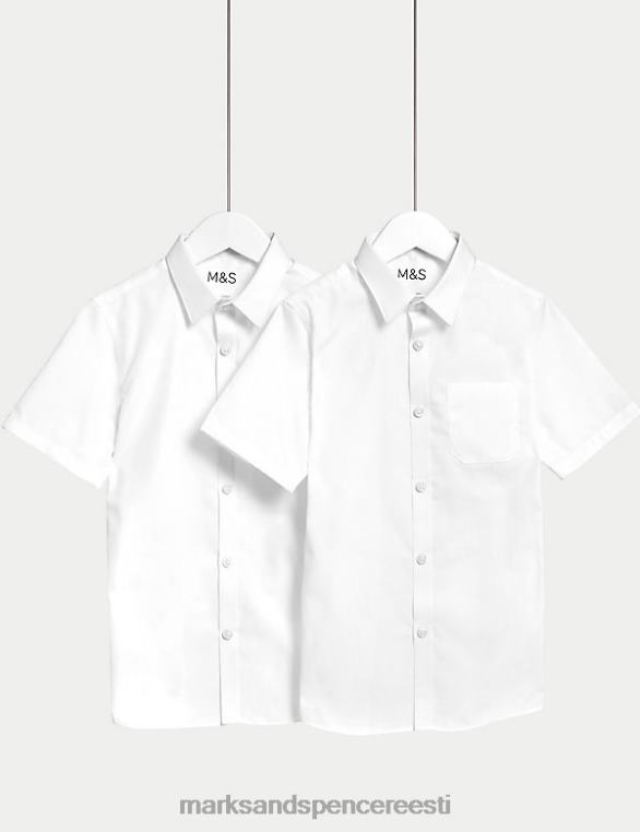 koolivorm ee Marks & Spencer lapsed 2pk slim fit mittetriikrauad koolisärgid valge NZTRN8125