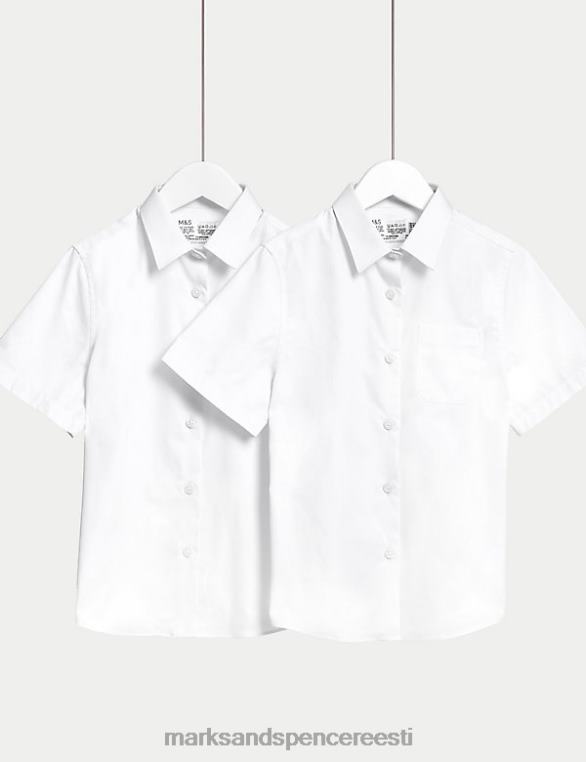 koolivorm ee Marks & Spencer lapsed 2pk slim fit nahaga koolisärgid valge NZTRN9366